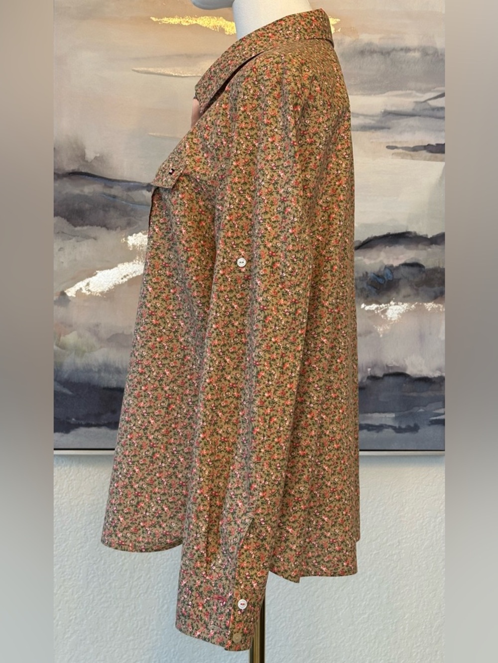 Tommy Hilfiger Floral Button-Down Shirt - Vintage Preppy Cottagecore Boho
(XL) - Picture 7 of 16